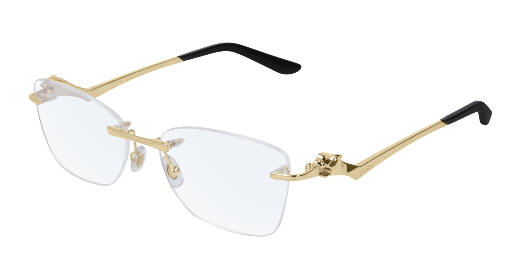 Sunglasses Cartier CT0120OA 001 Gold