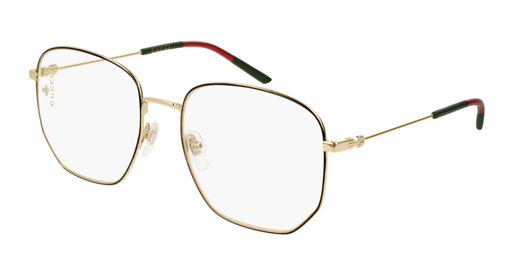 Sunglasses Gucci GG0396O 001 Gold