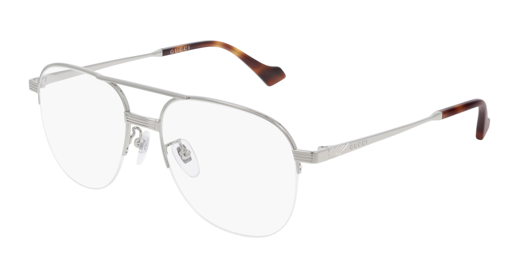 Sunglasses Gucci GG0745O 004 Silver