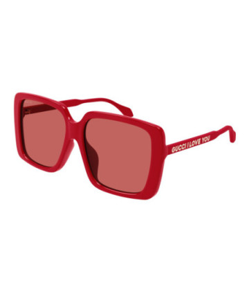 Eyeglasses Gucci GG0567SAN 005 Red