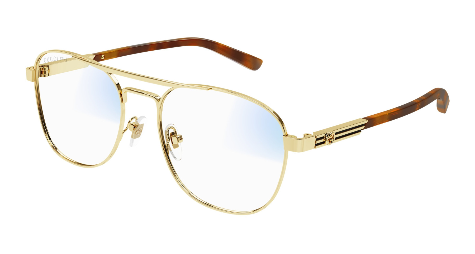 Eyeglasses Gucci GG1290S 001 Gold