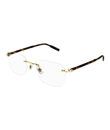 Sunglasses Montblanc MB0222O 006 Gold