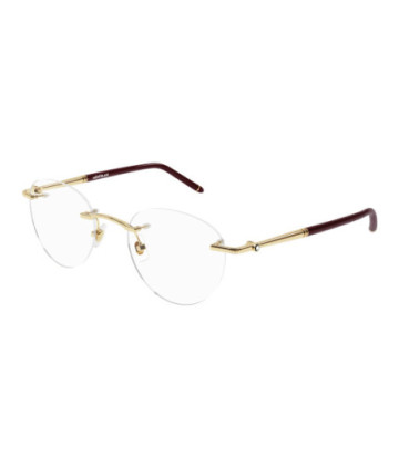 Sunglasses Montblanc MB0244O 003 Gold