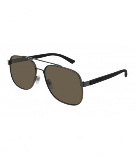 Gucci GG0422S 002 Ruthenium